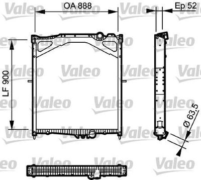 RADIATOR FH12-FH16 OEM TITANX